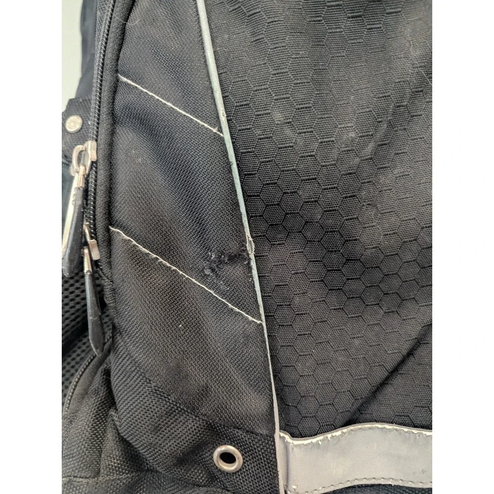 High Sierra Backpack Padded Black Book Travel Work School Camping Bag